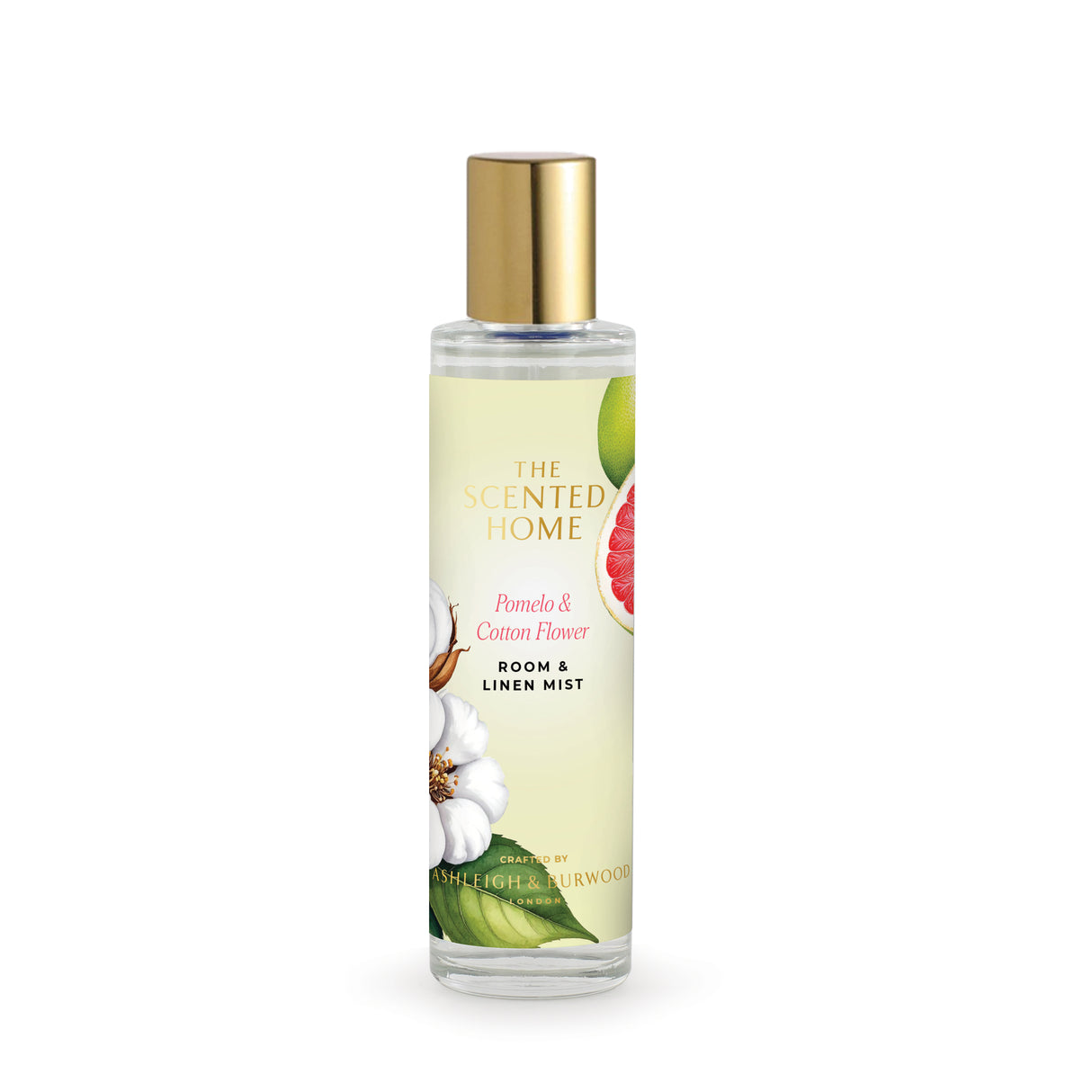 Ashleigh & Burwood New Scented Home Room & Linen Spray 100ml - Pomelo & Cotton Flower