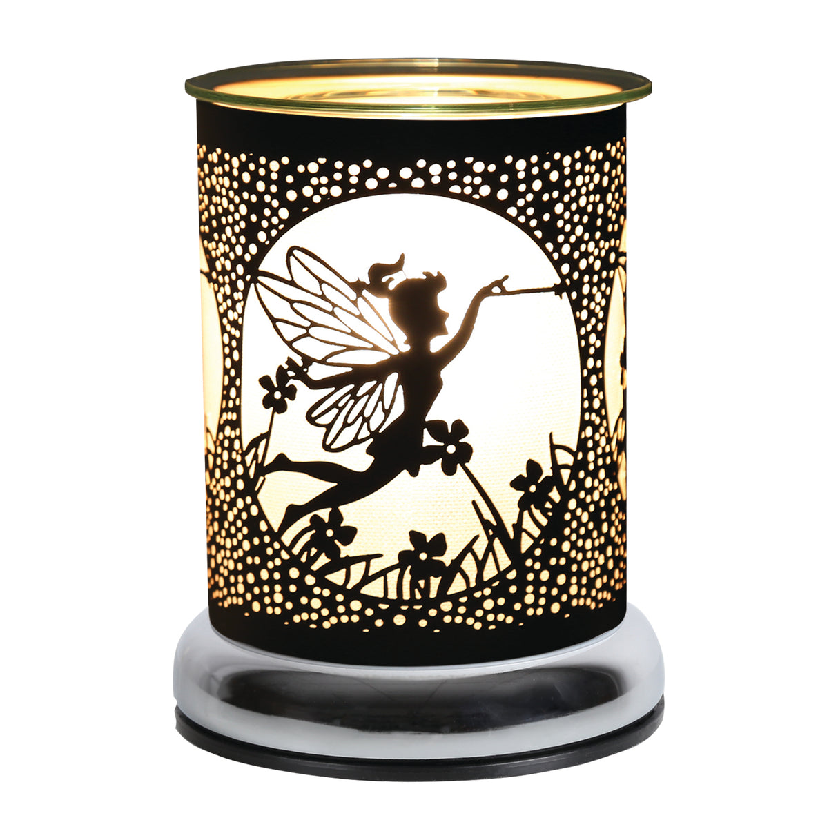 Aroma Electric Wax Melt Burner Touch - Black & Gold Fairy