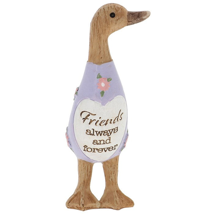 Daisy Mini Message Duck Figurine - Friend