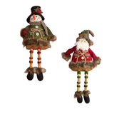 Christmas Decoration - Shelf Sitting Santa or Snowman