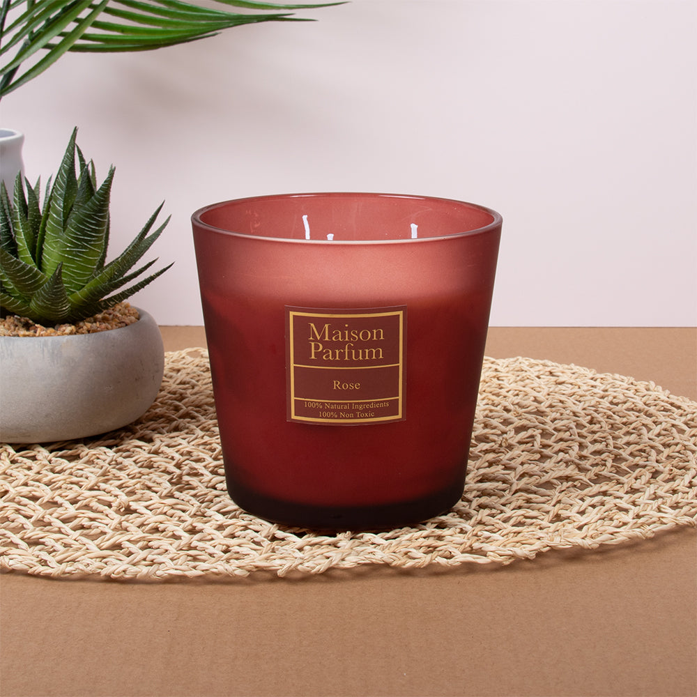 Maison Parfum 100% Natural Candle - Rose