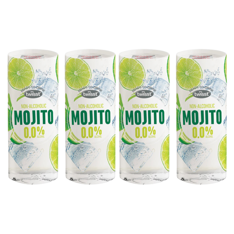 Twisst Non Alcoholic Cocktail - Mojito Drink (4 Pack)