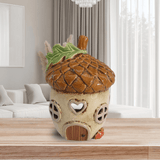 Village Pottery Acorn House Tea Light Holder