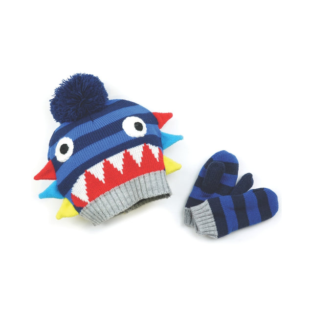 Blade & Rose Ziggy Bobble Hat & Mitten Set - Small (0-12 Months)