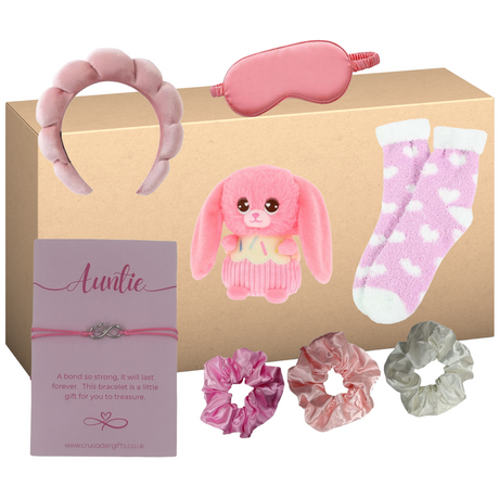 Auntie Pink Infinity Heart Treat Box - Fragrance & Sweet Treats