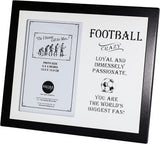 Ultimate Man Gift Photo Frame 4x6" - Football