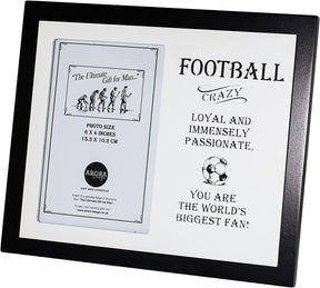 Ultimate Man Gift Photo Frame 4x6" - Football