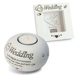 Said with Sentiment Candle Holder & Frame - Wedding