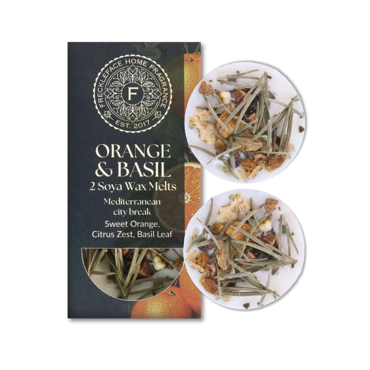 Freckleface Wax Melt Discovery Gift Set - Orange & Basil Wax Melts