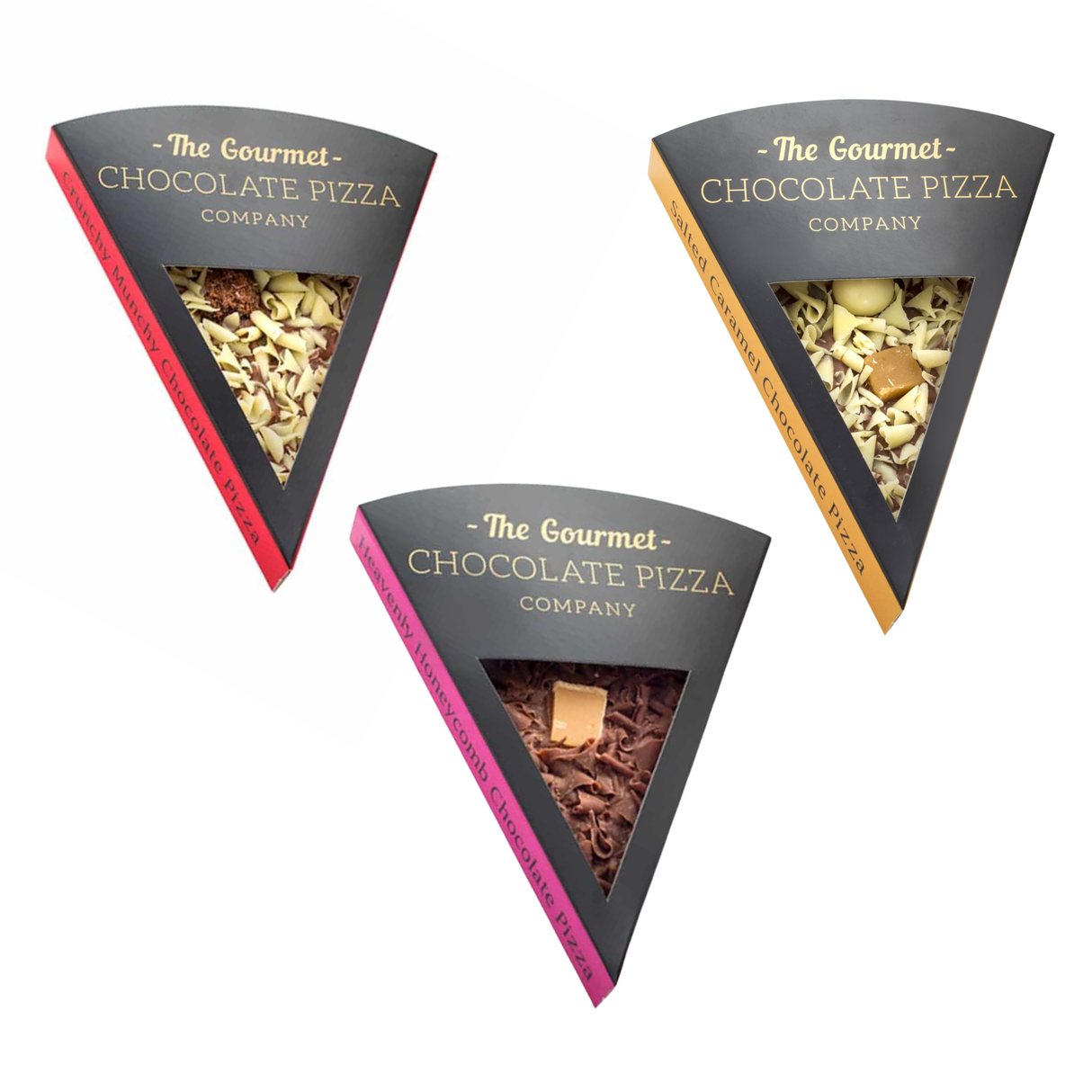 Chocolate Pizza Slice Triple Slice