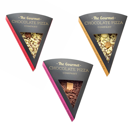 Chocolate Pizza Slice Triple Slice