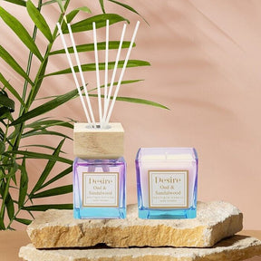 Desire Boutique Home Fragrance Gift Set Candle & Reed Diffuser - Various
