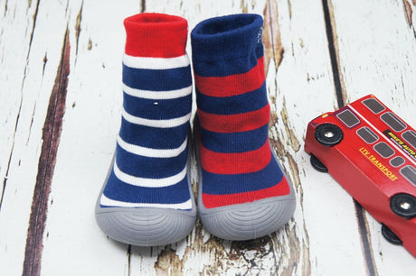 Blade & Rose Blue Stripe Sock Shoes