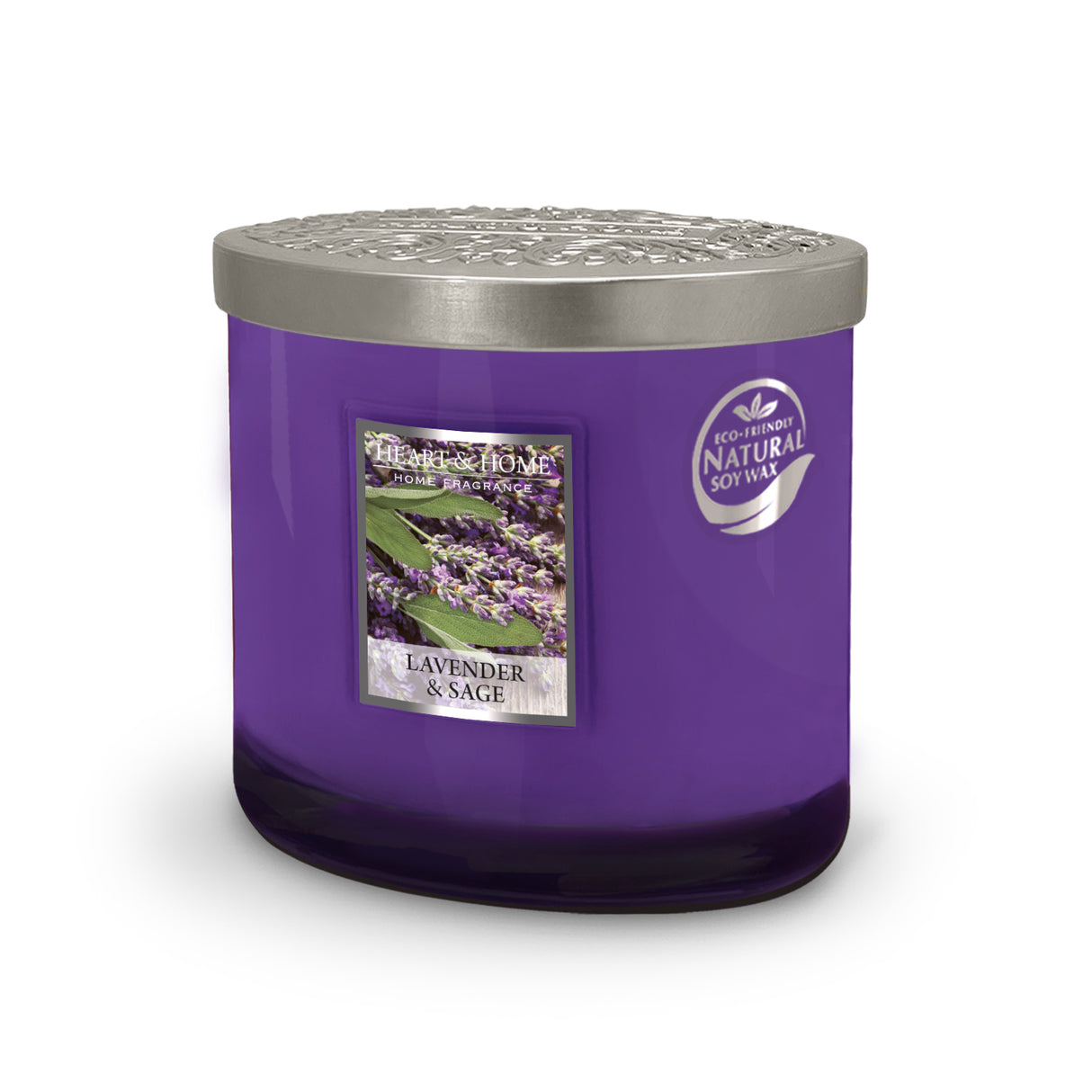 Heart & Home 2 Wick Ellipse Candle - Various Fragrances