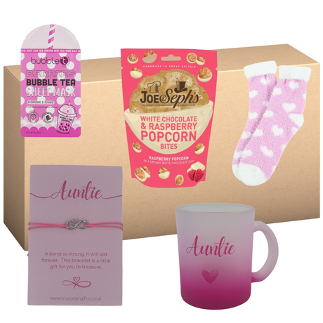 Auntie Pink Infinity Heart Treat Box - Cosy Sweet Treats