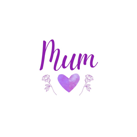 Heart & Flowers Mug & Coaster Sets - Purple