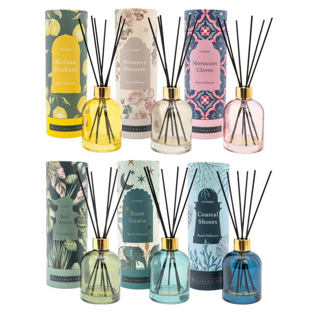 Candlelight 200ml Reed Diffuser - Destinations Collection
