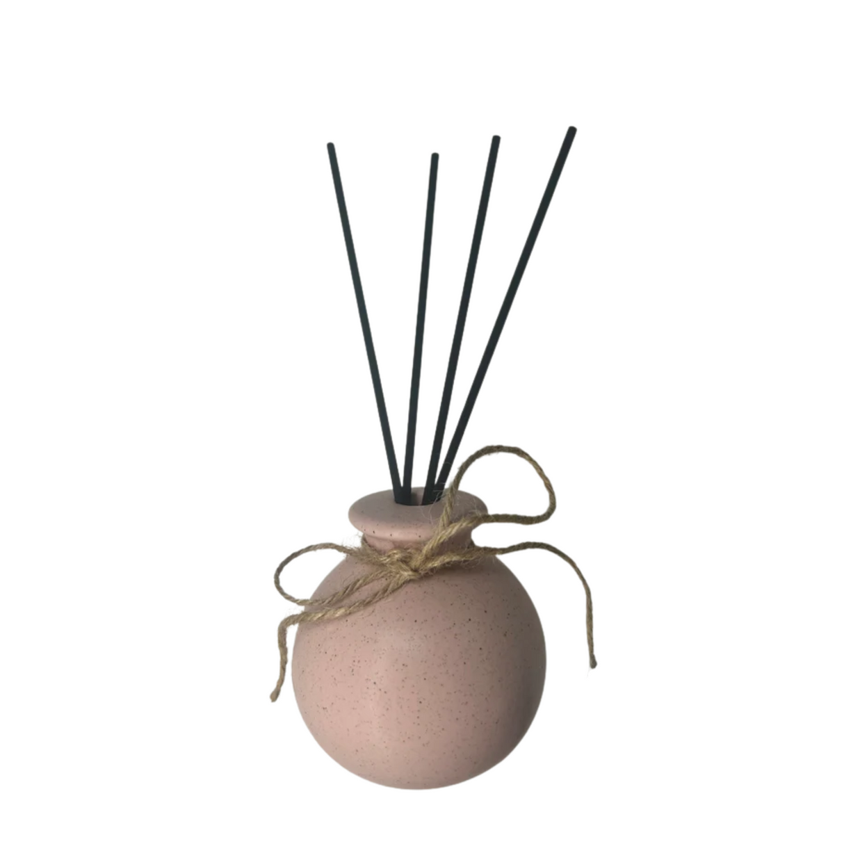 Pale Pink Pastel Round Reed Diffuser Vase