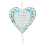 Grandma Keepsake Hanging Crystal Plaques