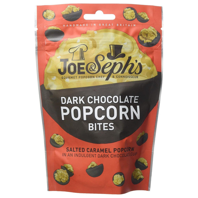 Joe & Seph's Popcorn Bites Pouch 63g - Dark Chocolate