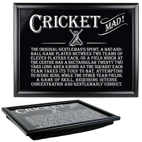Ultimate Man Gift Lap Tray - Cricket