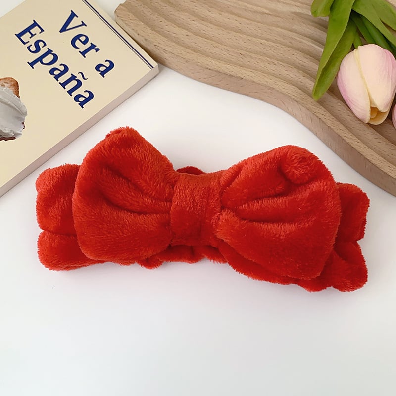 Krystina's Collection Spa Make Up Headband - Red