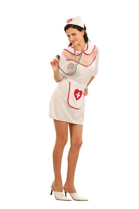 Nurse Fancy Dress Costume Size 10 - 12