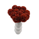 Woodside Home Living Artificial Chrysanthemum Ball Flowers - Set of 12