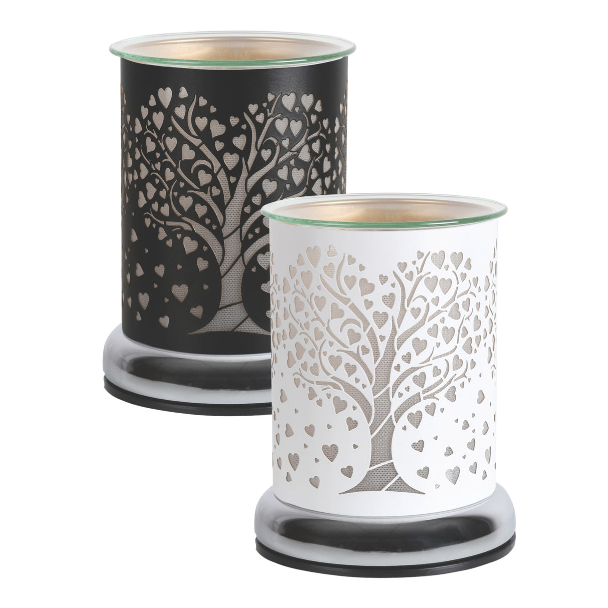 Aroma Electric Wax Melt Burner Touch Heart Tree Design - Various Colours