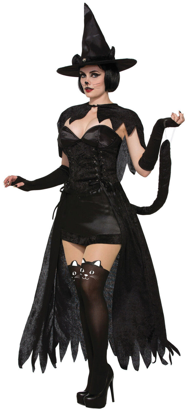 Wicked Kitten Fancy Dress Costume Size 10-14