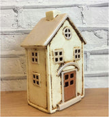 Village Pottery Large House Tea Light Holder 