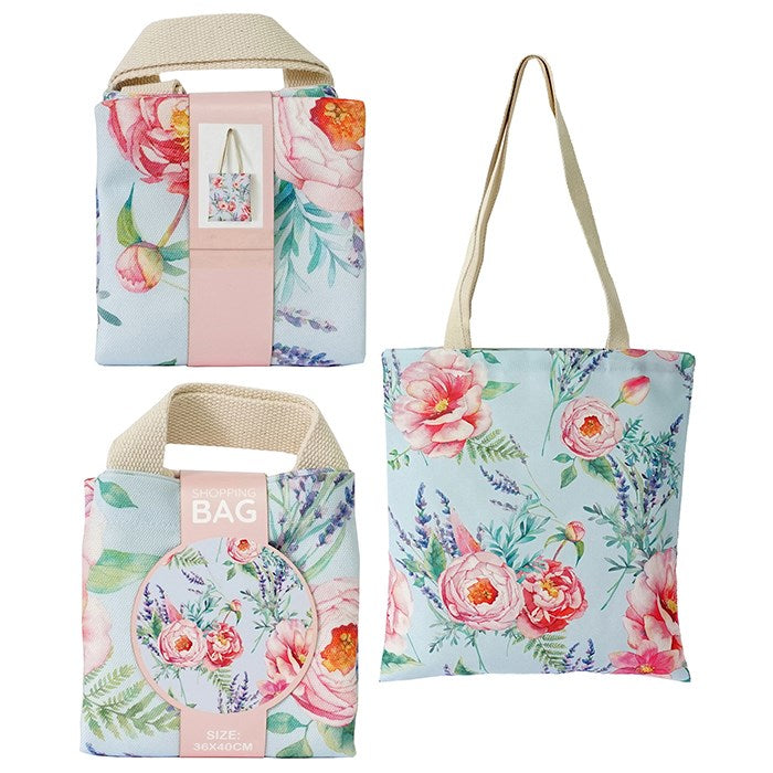 Floral Totes Bag - Tea Rose