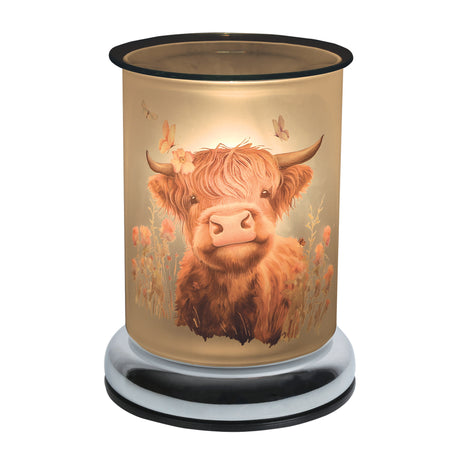 Aroma Electric Touch Wax Melter - Highland Cow Design