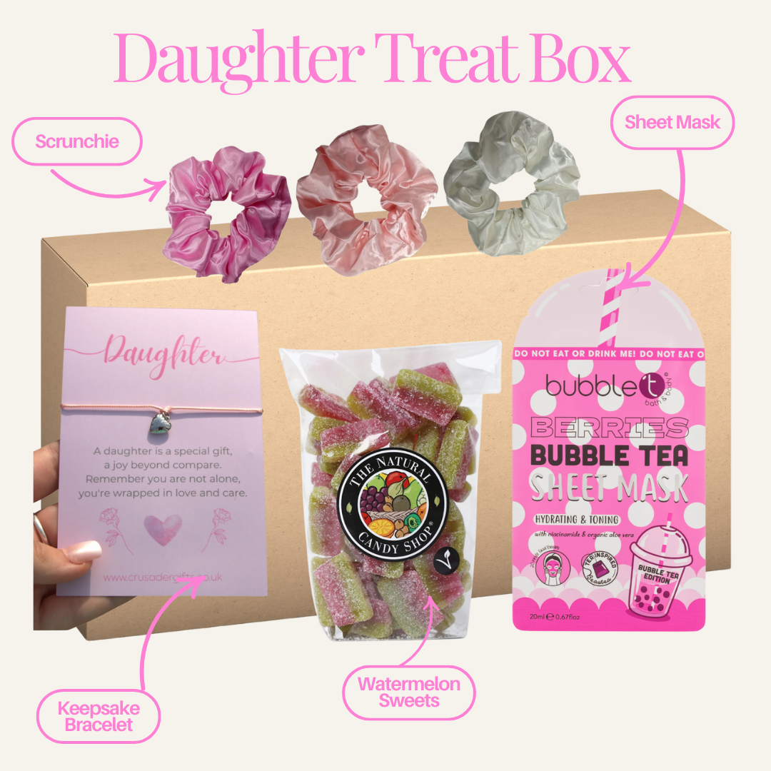 Daughter Pink Letterbox Sweet Treat Box