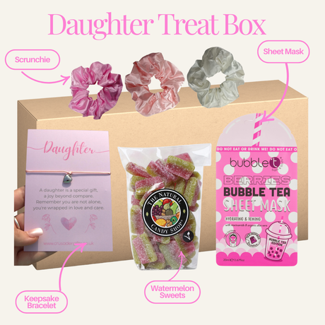 Daughter Pink Letterbox Sweet Treat Box
