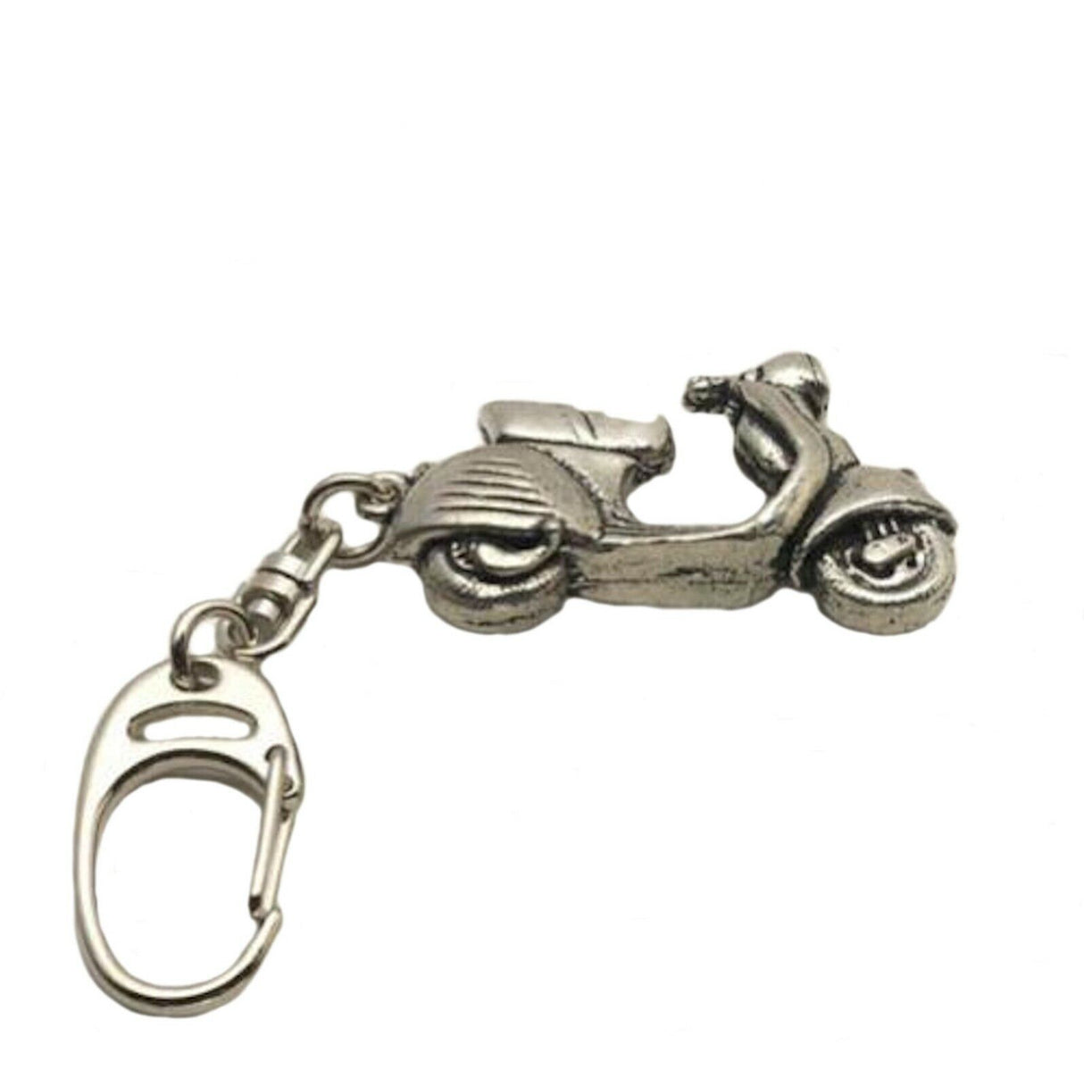 English Pewter Keyring - Vespa Scooter