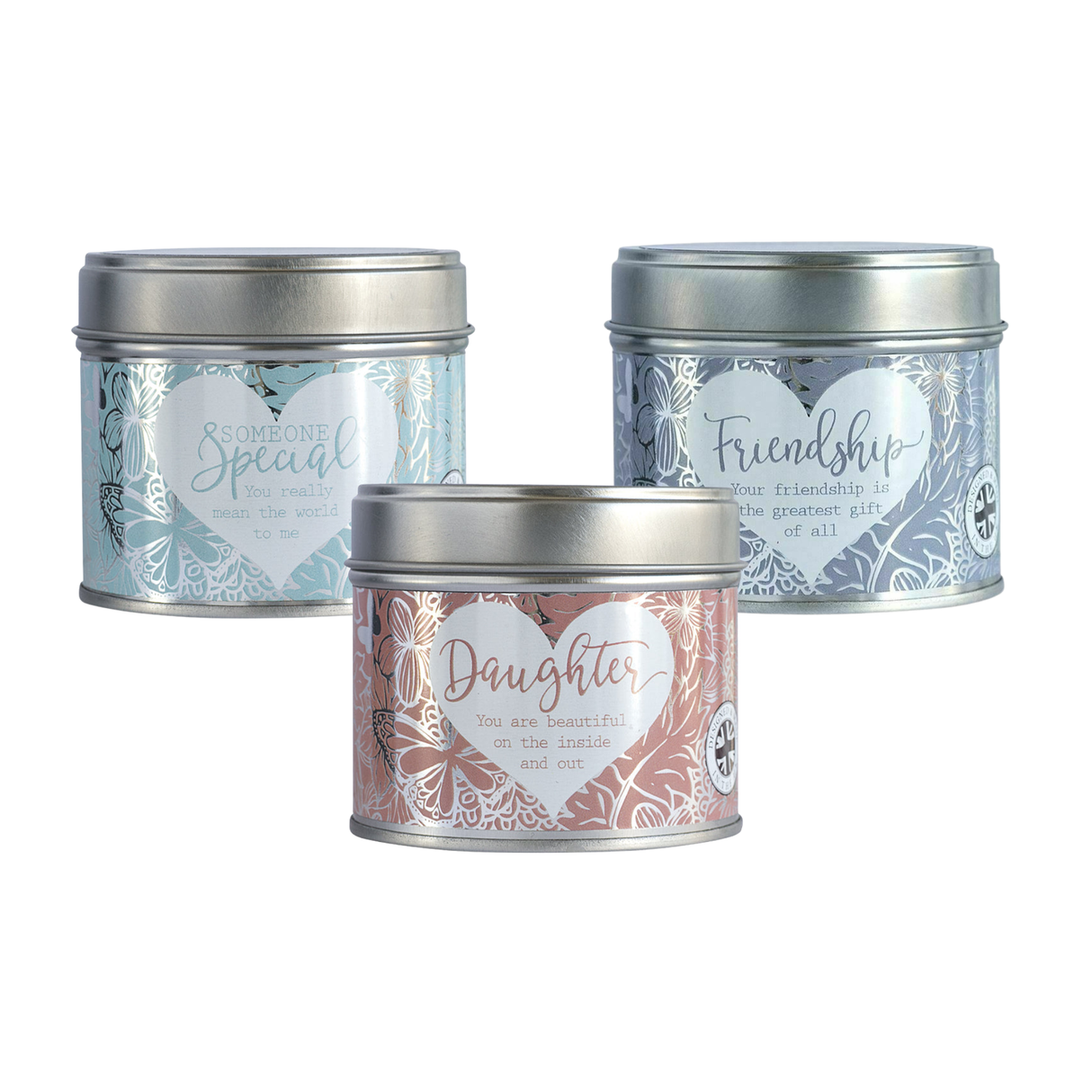 Said with Sentiment Candle in Tin - Various Designs