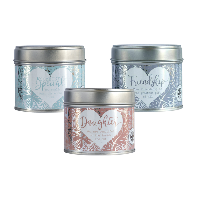 Said with Sentiment Candle in Tin - Various Designs