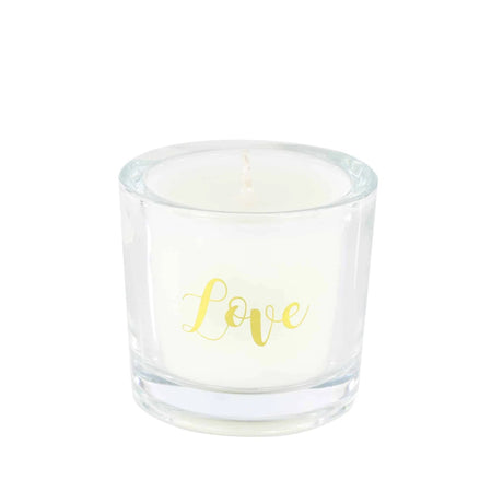 Ashleigh & Burwood Gold Lettering Say It With Scent Candles Wish Love
