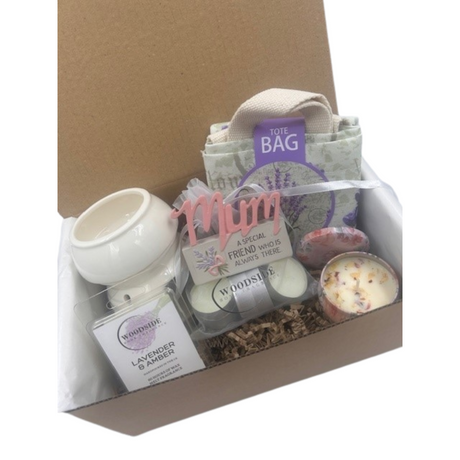 Mum - Lavender Home Fragrance Candle & Wax Burner Treat Box Hamper 