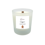 Woodside Home Fragrance Wooden Wick Glass Scented Candle - Gingerbread Man