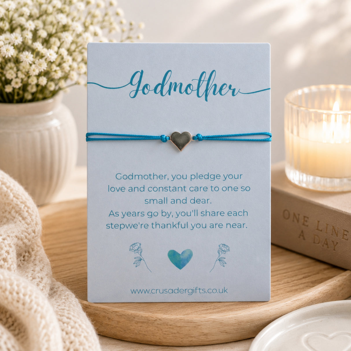 Godmother Keepsake Letterbox Bracelet 