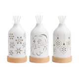 Woodside Home Living Christmas LED Ceramic Diffuser - Various Designs