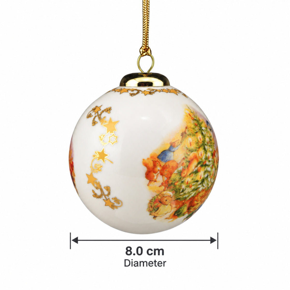 Reutter Porcelain Beatrix Potter Peter Rabbit Christmas Bauble