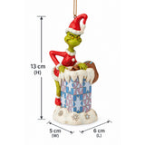 The Grinch by Jim Shore Hanging Ornament - Grinch Climbing in Chimney