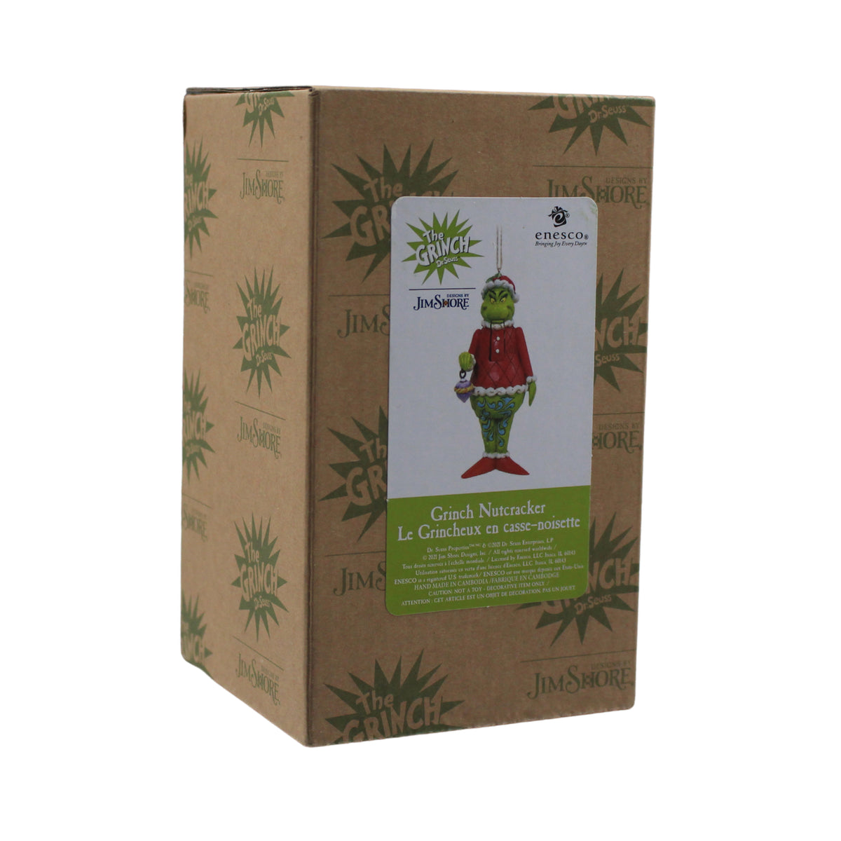 The Grinch by Jim Shore Hanging Ornament - Grinch Nutcracker