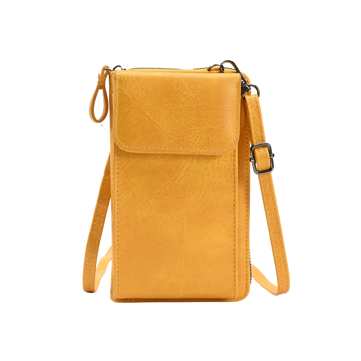 Ladies Mini Messenger Cross Body Phone Bag - Various Colours