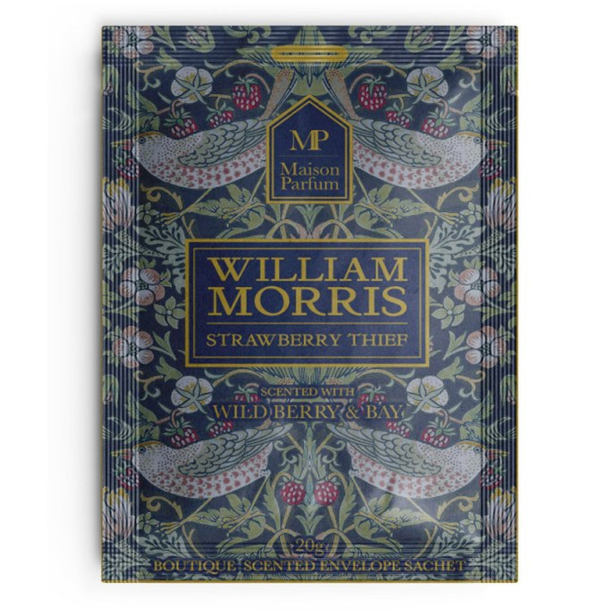 William Morris Scented Sachet - Strawberry Thief