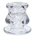 Woodside Home Living Clear Glass Candlestick Holders - Various Sets