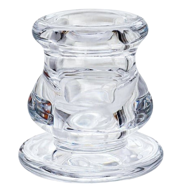 Woodside Home Living Clear Glass Candlestick Holders - Various Sets